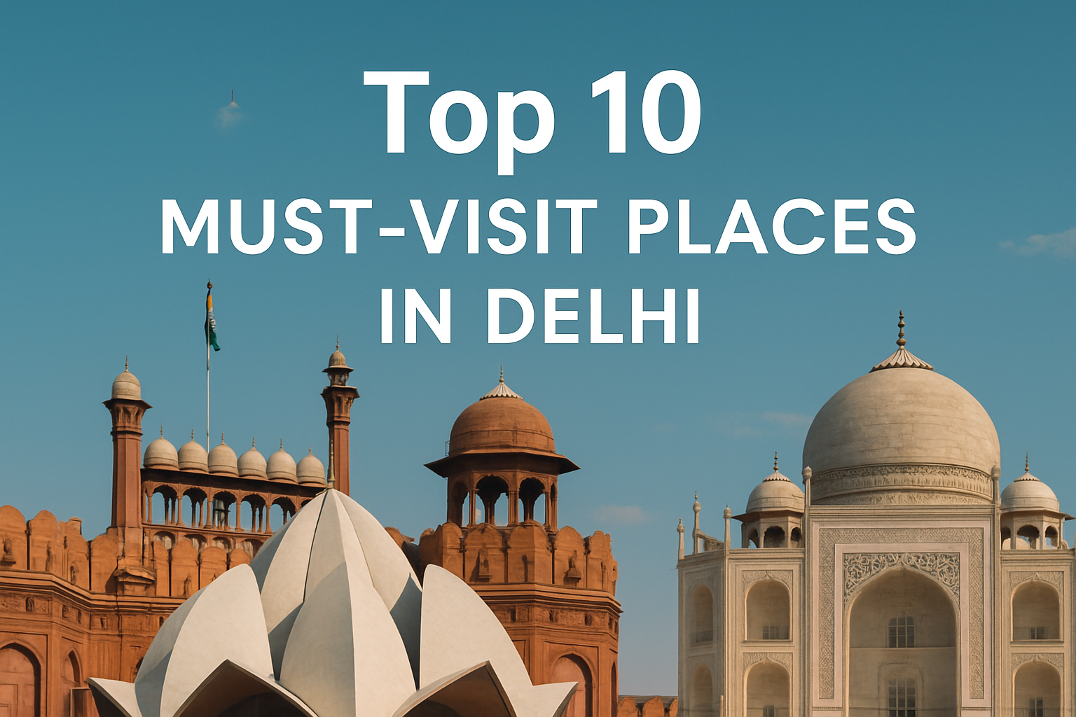 TOP 10 MUST-VISIT PLACES IN DELHI